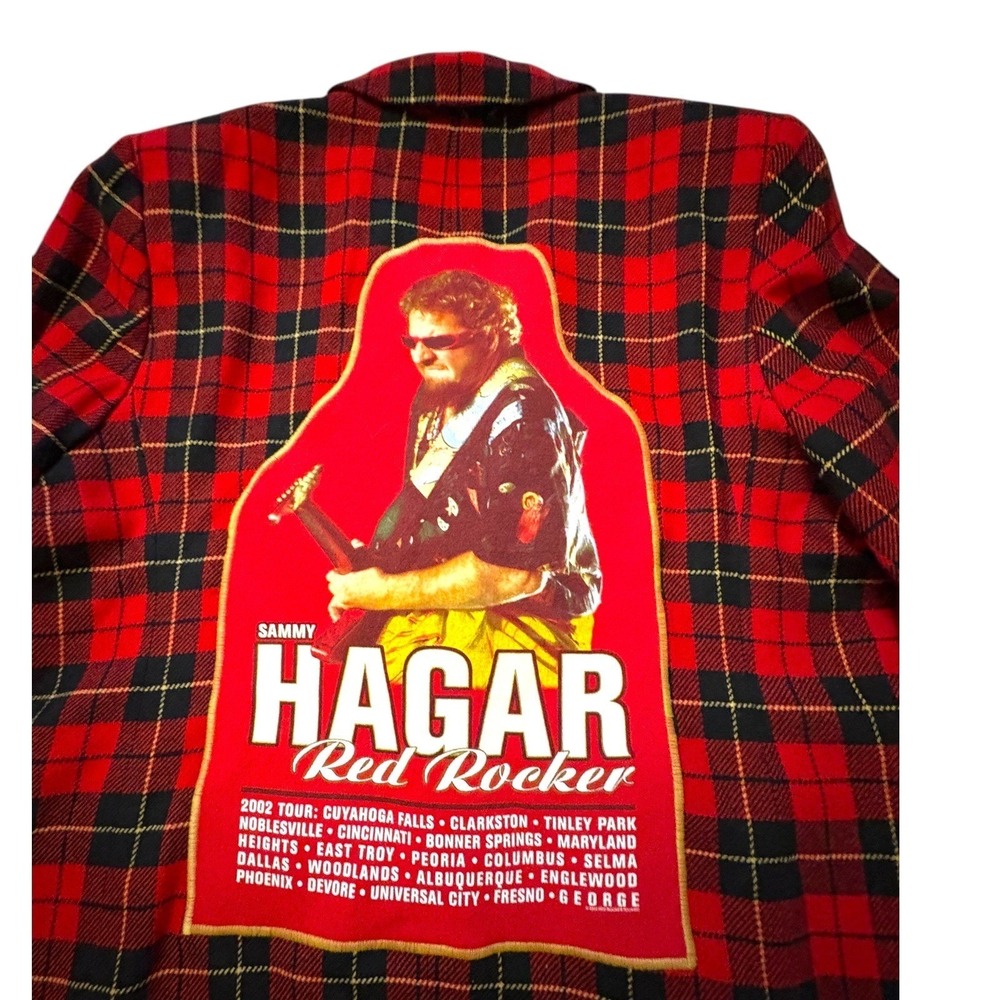 Custom Sammy Hagar Patch Blazer Jacket Vintage Pe… - image 7